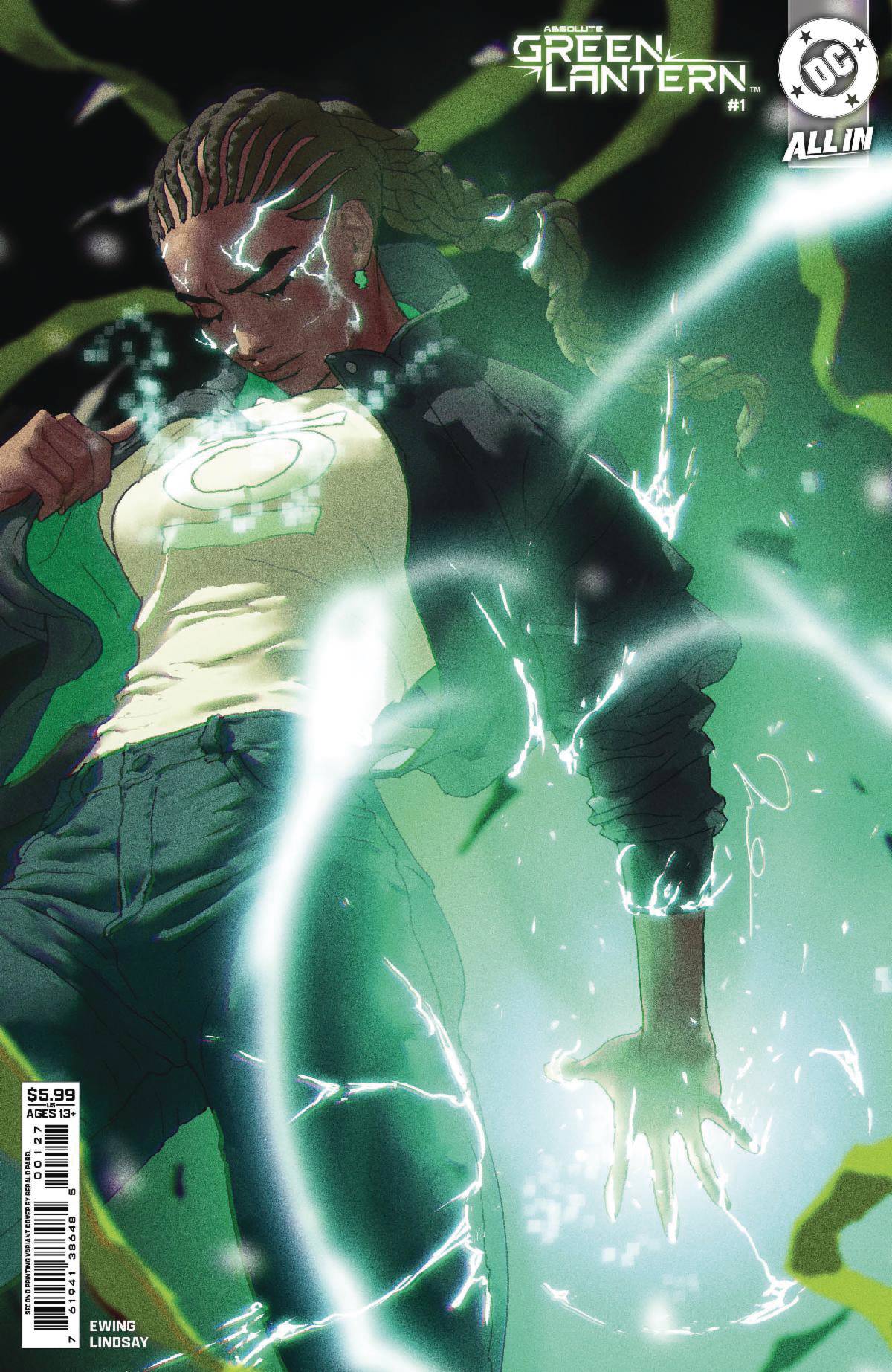 ABSOLUTE GREEN LANTERN #1 2ND PTG CVR B PAREL CSV