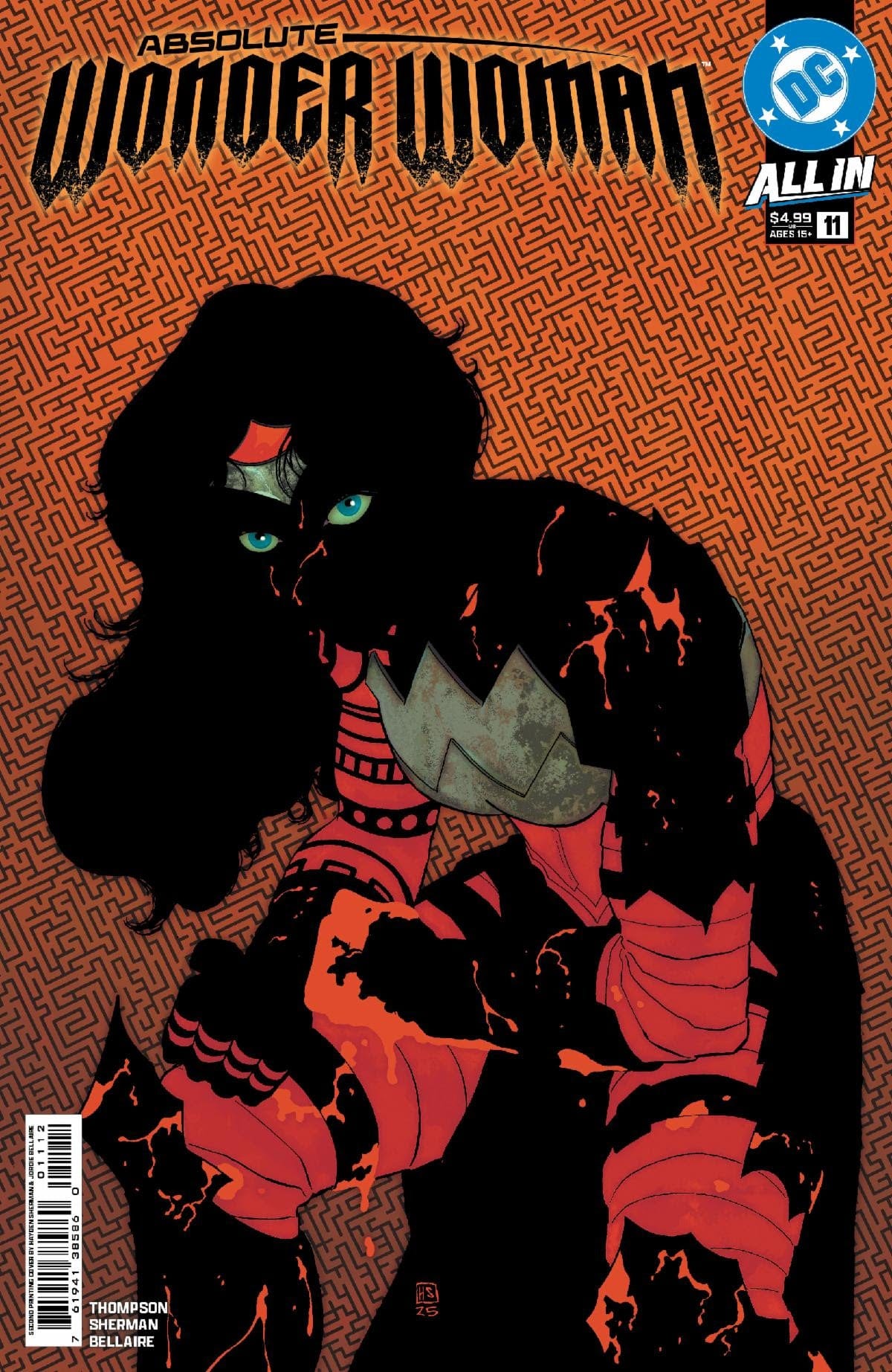 ABSOLUTE WONDER WOMAN #11 Second Printing