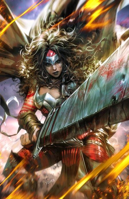 ABSOLUTE WONDER WOMAN #13 CVR B DERRICK CHEW CARD STOCK VAR