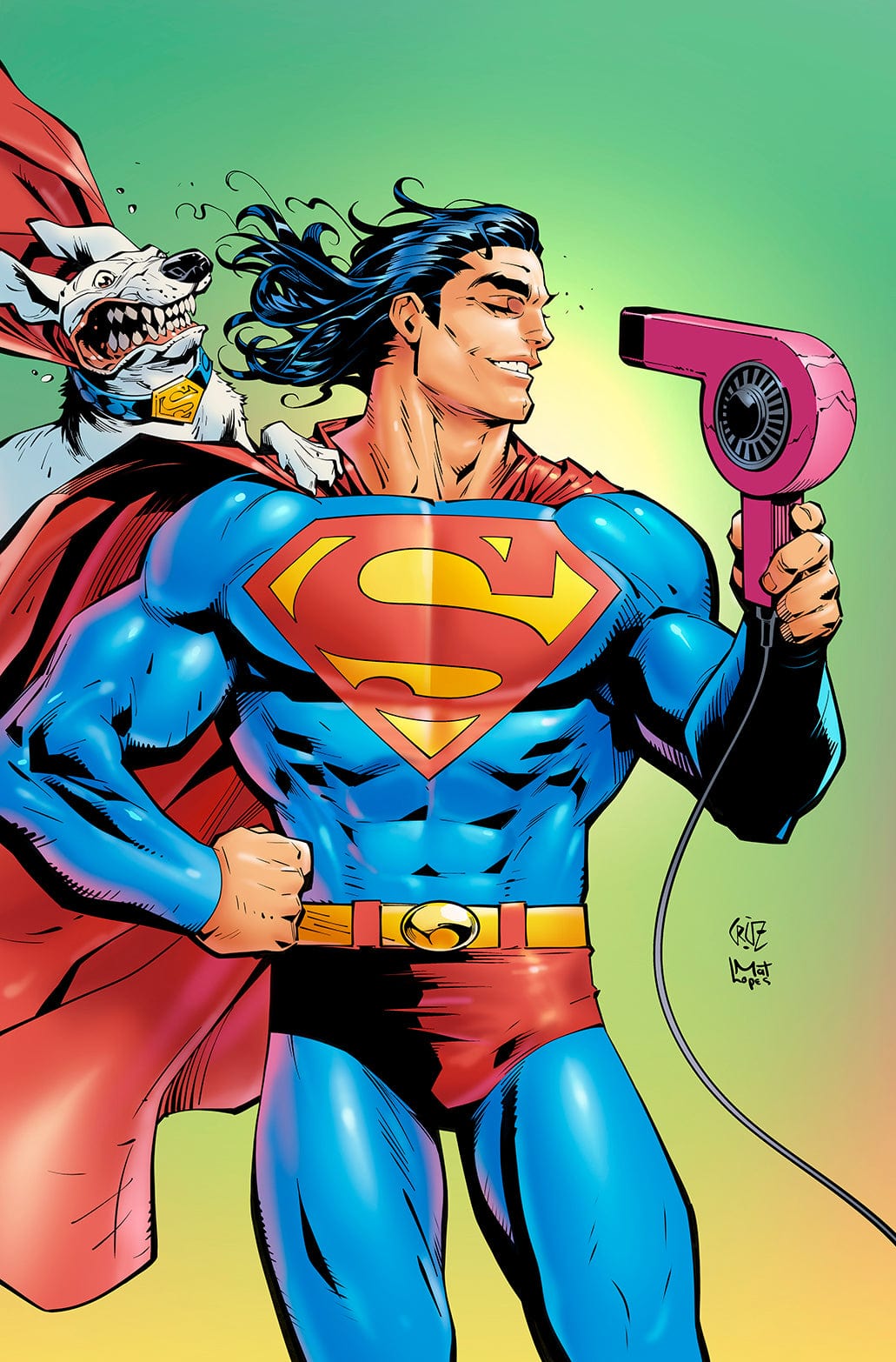 ACTION COMICS #1049 CVR C ROGER CRUZ 90S COVER MONTH CARD STOCK VAR (KAL-EL RETURNS)