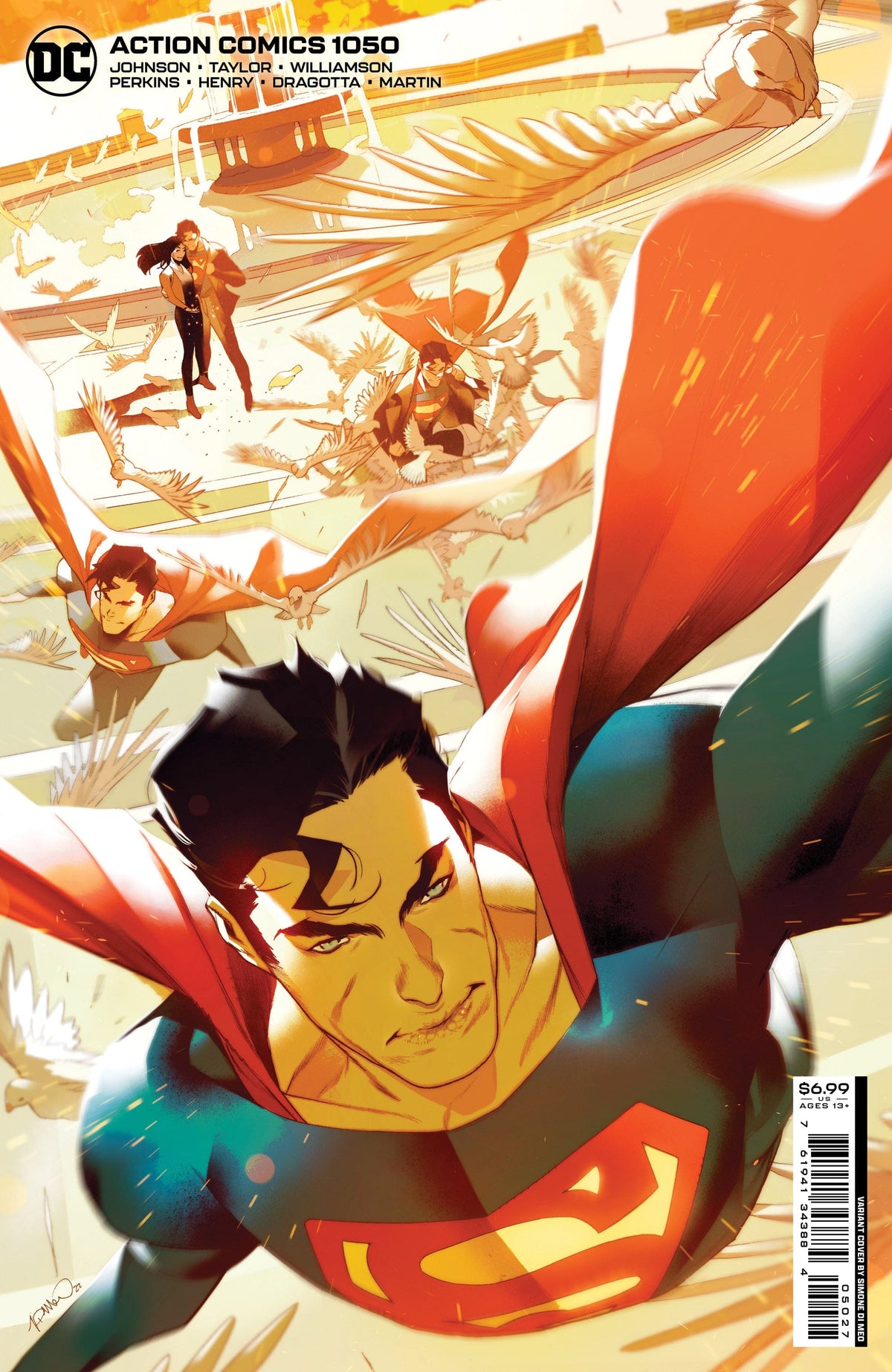 ACTION COMICS #1050 CVR N SIMONE DI MEO CARD STOCK VAR