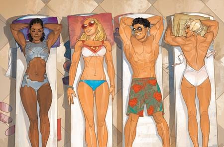 ACTION COMICS #1056 CVR E OTTO SCHMIDT SWIMSUIT 1 CARD STOCK VAR