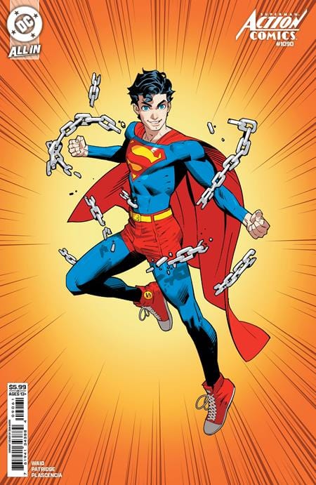 ACTION COMICS #1090 CVR E DAN MORA CORNER BOX CARD STOCK VAR