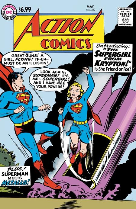 ACTION COMICS #252 FACSIMILE EDITION CVR B CURT SWAN FOIL VAR