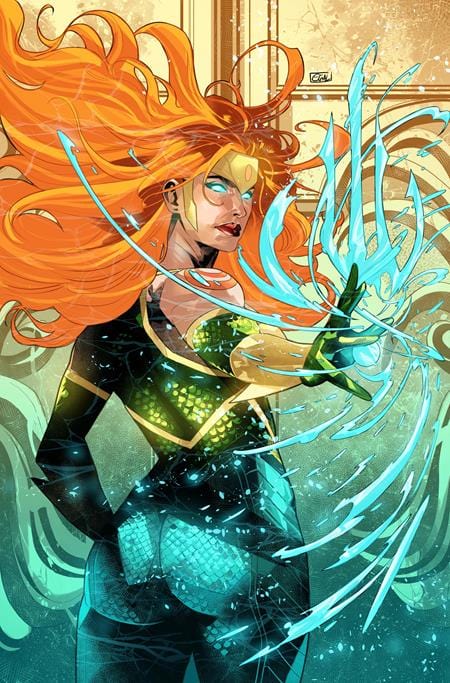 AQUAMAN #8 CVR C EDWIN GALMON CARD STOCK VAR