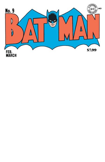 BATMAN #9 FACSIMILE EDITION CVR C BLANK CARD STOCK VAR