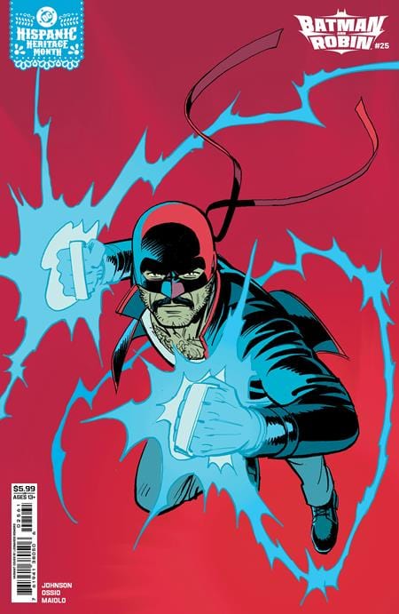 BATMAN AND ROBIN #25 CVR E LEONARDO ROMERO HISPANIC HERITAGE MONTH EL GAUCHO CARD STOCK VAR