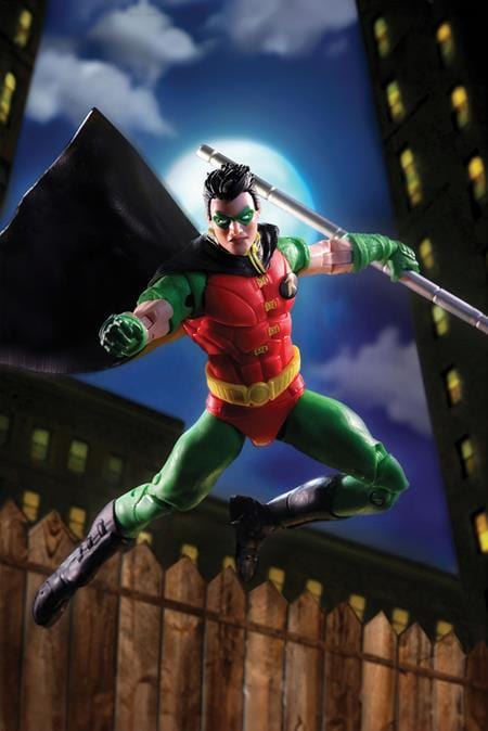 BATMAN AND ROBIN #3 CVR D ROBIN MCFARLANE TOYS ACTION FIGURE CARD STOCK VAR