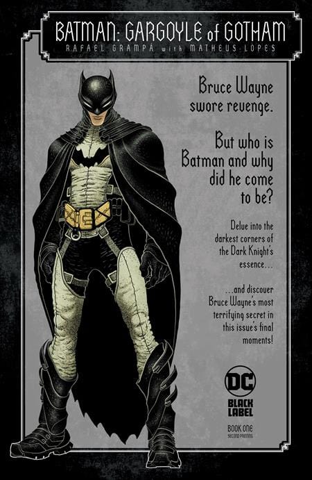 BATMAN GARGOYLE OF GOTHAM #1 2ND PRINTING