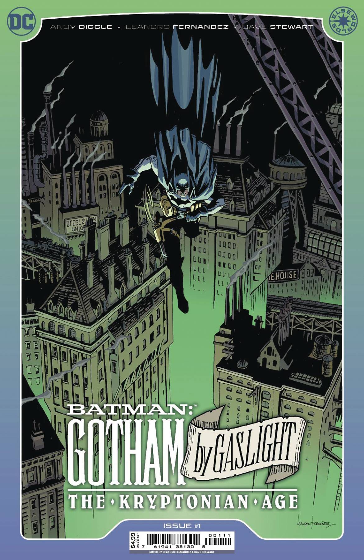 BATMAN GOTHAM BY GASLIGHT THE KRYPTONIAN AGE #1 (OF 12) CVR A LEANDRO FERNANDEZ