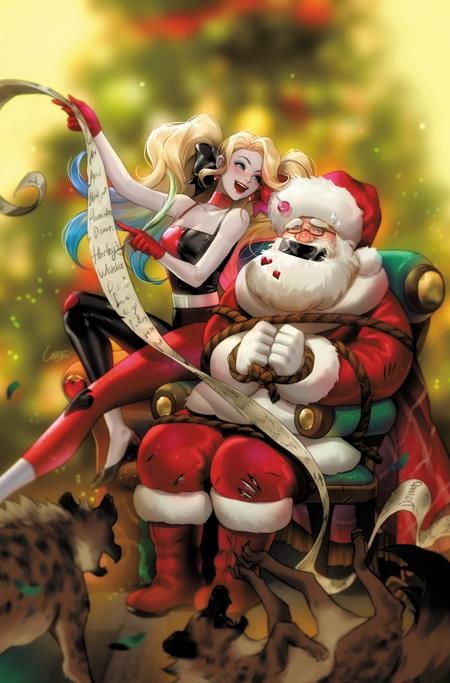 BATMAN SANTA CLAUS SILENT KNIGHT #2 (OF 4) CVR B LESLEY LEIRIX LI CARD STOCK VAR