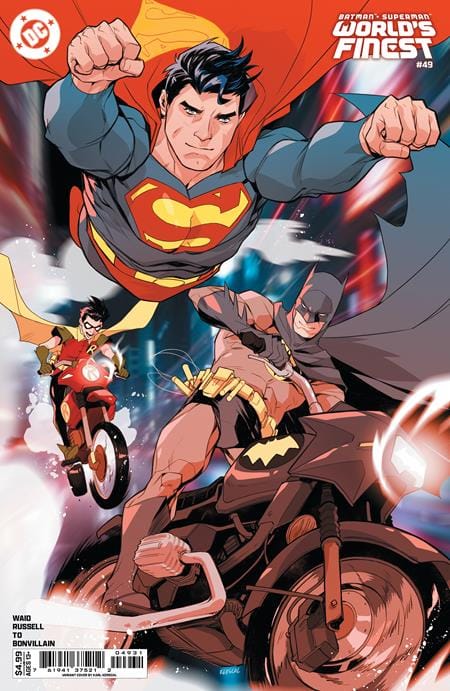 BATMAN SUPERMAN WORLDS FINEST #49 CVR C KARL KERSCHL CARD STOCK VAR