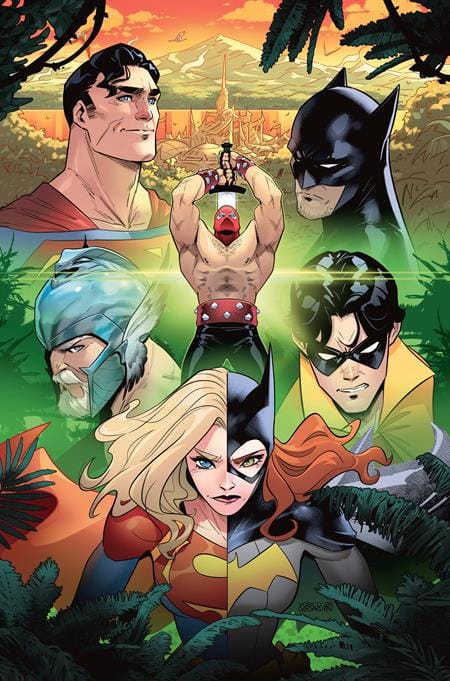 BATMAN SUPERMAN WORLDS FINEST #50 CVR H VASCO GEORGIEV THINGS TO COME CARD STOCK VAR