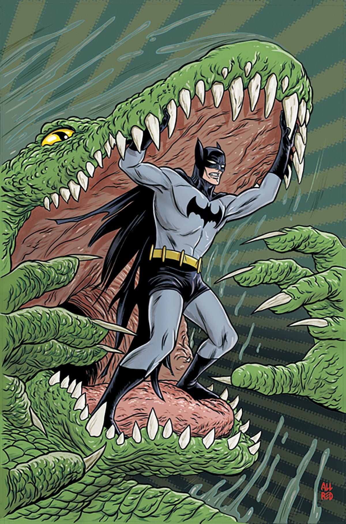 BATMAN THE AUDIO ADVENTURES #7 (OF 7) CVR B MICHAEL ALLRED CARD STOCK VAR