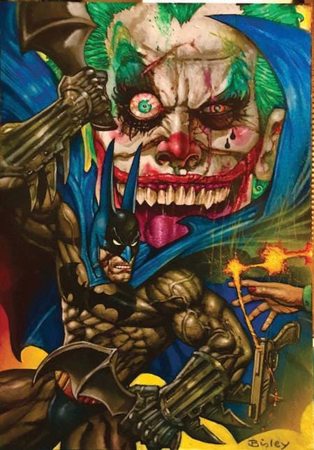 BATMAN & THE JOKER THE DEADLY DUO #7 (OF 7) CVR B SIMON BISLEY BATMAN & JOKER CARD STOCK VAR