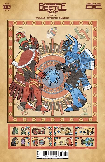 BLUE BEETLE #1 CVR C KERON GRANT CARD STOCK VAR