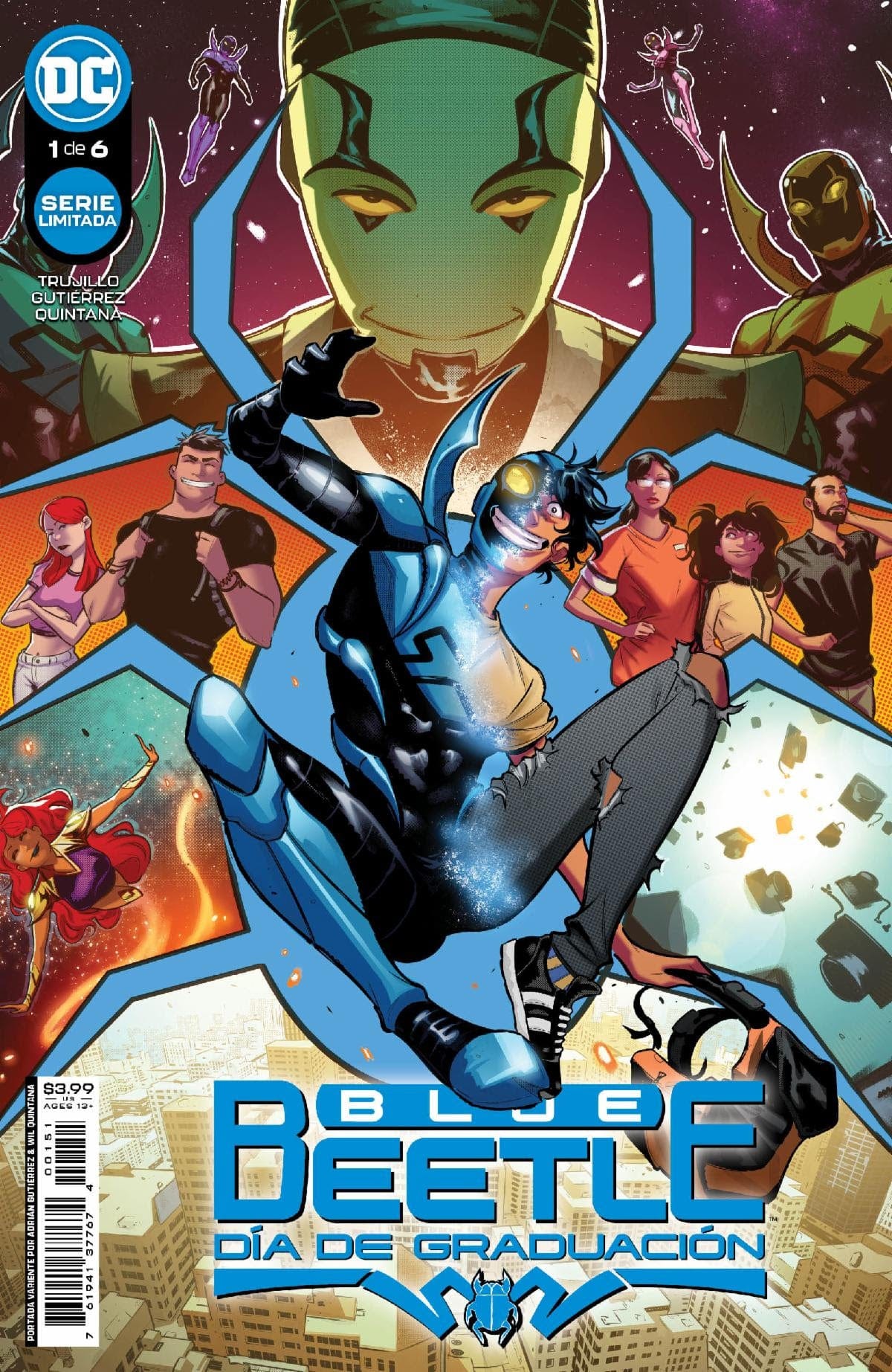 BLUE BEETLE GRADUATION DAY #1 (OF 6) CVR E SPANISH LANGUAGE VERSION