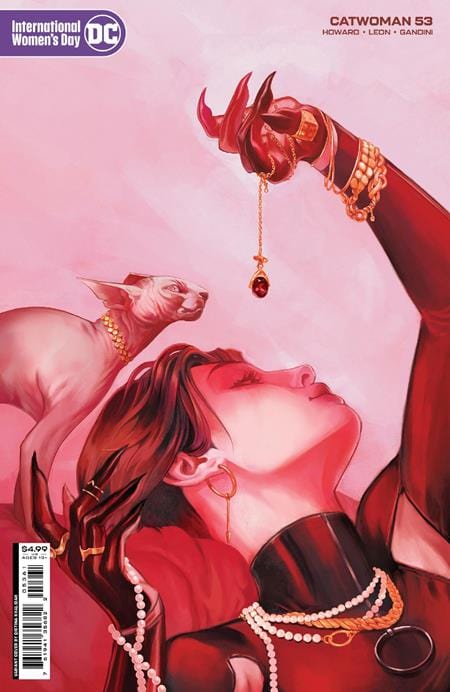 CATWOMAN #53 CVR F QISTINA KHALIDAH INTERNATIONAL WOMENS DAY CARD STOCK VAR