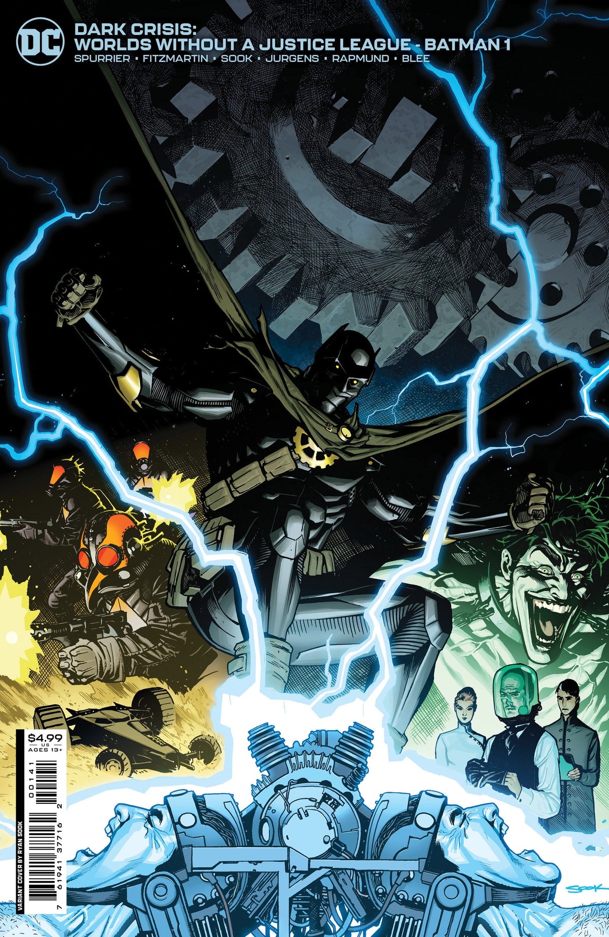 DARK CRISIS WORLDS WITHOUT A JUSTICE LEAGUE BATMAN #1 (ONE SHOT) CVR B RYAN SOOK VAR