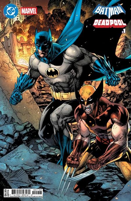DC MARVEL BATMAN DEADPOOL #1 (ONE SHOT) 2ND PTG CVR B Jim Lee & Scott Williams Card Stock Var