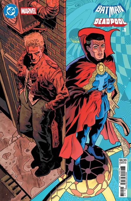 DC MARVEL BATMAN DEADPOOL #1 (ONE SHOT) CVR P HAYDEN SHERMAN CONSTANTINE DR STRANGE CARD STOCK VAR