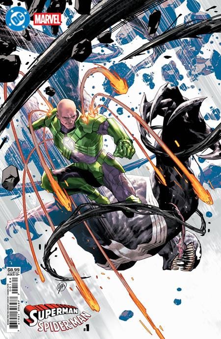 DC MARVEL SUPERMAN SPIDER-MAN #1 (ONE SHOT) 2ND Cvr C Yasmine Putri Card Stock Var