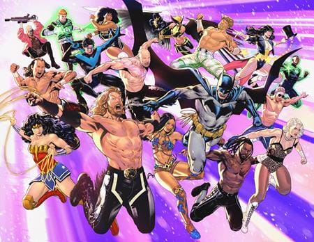 DC X AEW #1 (OF 2) CVR A LUCAS MEYER WRAPAROUND