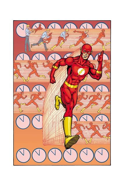 FLASH #22 CVR D GEORGE PEREZ LEGACY CARD STOCK VAR