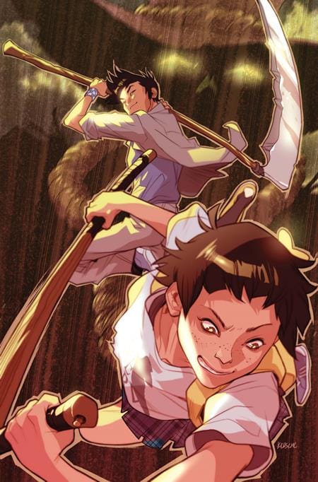GOTHAM ACADEMY FIRST YEAR #6 (OF 6) CVR B KARL KERSCHL CARD STOCK VAR