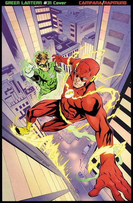GREEN LANTERN #31 CVR D CHRIS CAMPANA & NORM RAPMUND CARD STOCK VAR