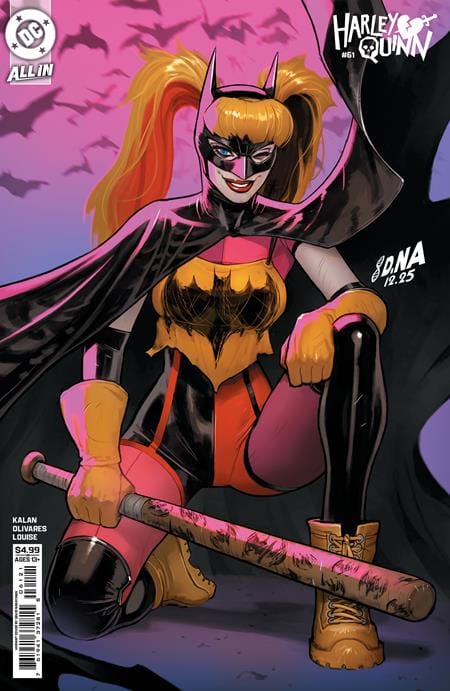 HARLEY QUINN #61 CVR B DAVID NAKAYAMA CARD STOCK VAR