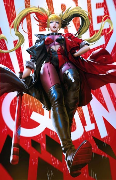 HARLEY QUINN #64 CVR D DERRICK CHEW CARD STOCK VAR