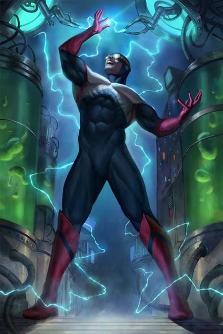 JUSTICE LEAGUE THE ATOM PROJECT #6 (OF 6) CVR B AARON BARTLING CARD STOCK VAR