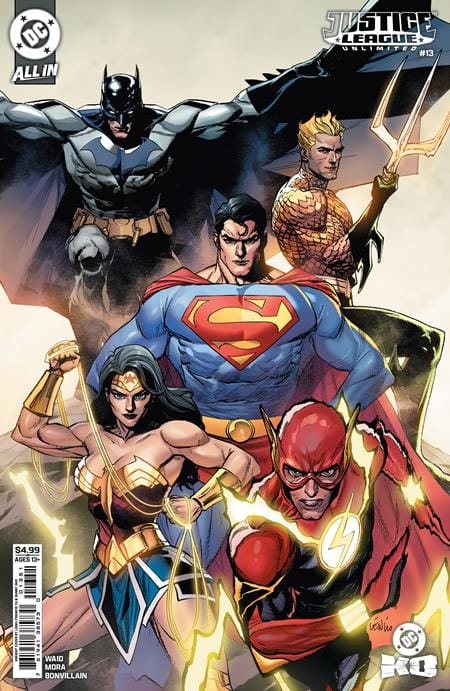 JUSTICE LEAGUE UNLIMITED #13 CVR C LEINIL FRANCIS YU CARD STOCK VAR (DC K.O.)