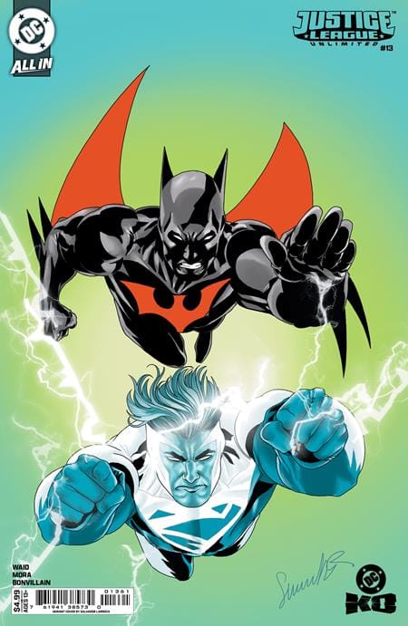 JUSTICE LEAGUE UNLIMITED #13 CVR E SALVADOR LARROCA CARD STOCK VAR (DC K.O.)