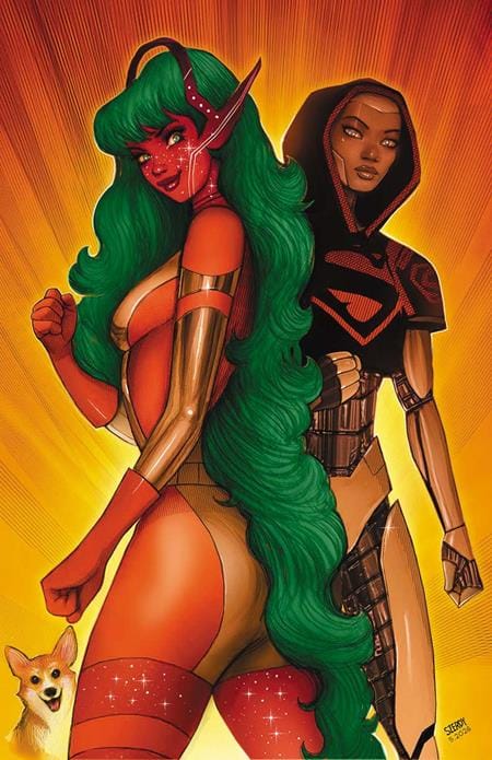 JUSTICE LEAGUE UNLIMITED #23 CVR C NATHAN SZERDY CARD STOCK VAR (Release Date: 09/23/2026)