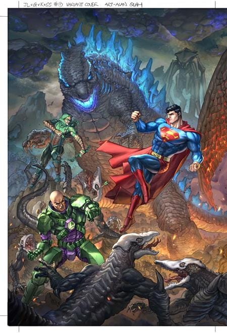 JUSTICE LEAGUE VS GODZILLA VS KONG 2 #1 (OF 7) CVR C ALAN QUAH CARD STOCK VAR