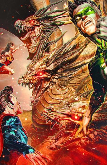 JUSTICE LEAGUE VS GODZILLA VS KONG 2 #1 (OF 7) CVR E JOHN GIANG FOIL VAR