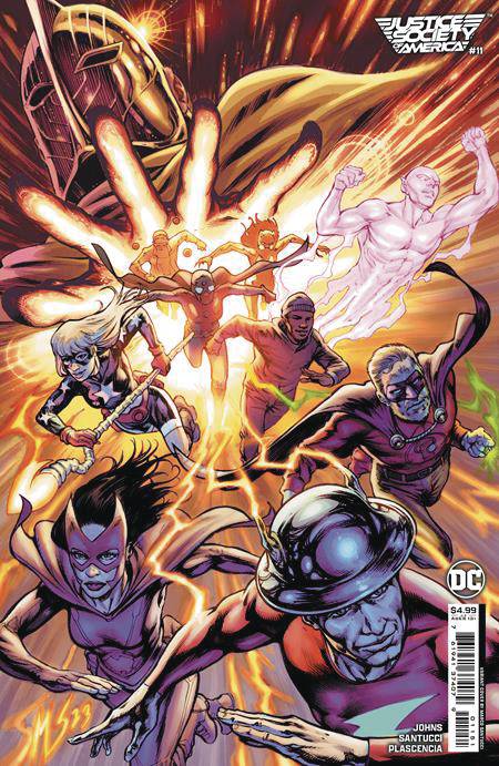 JUSTICE SOCIETY OF AMERICA #11 (OF 12) CVR D SANTUCCI CSV