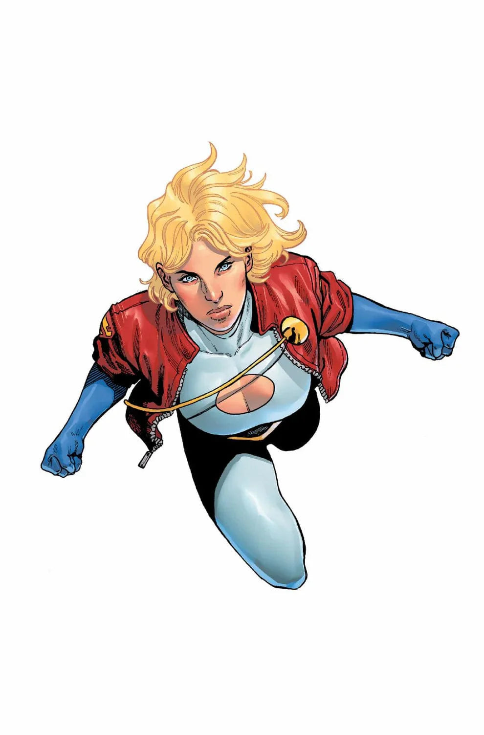 POWER GIRL #14 CVR D DANIEL SAMPERE ALL IN FOIL VAR