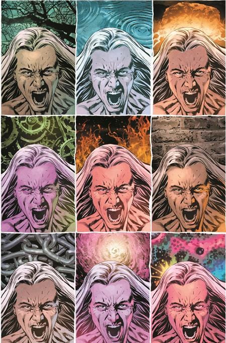 RESURRECTION MAN QUANTUM KARMA #4 (OF 6) CVR B MIKE PERKINS CARD STOCK VAR (MR)