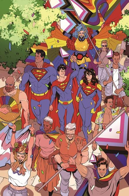 SUPERMAN #27 CVR E RACHEL STOTT DC PRIDE CARD STOCK VAR