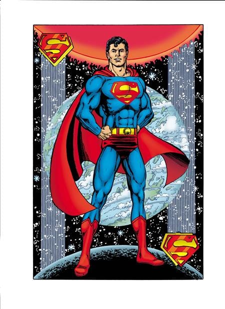 SUPERMAN #27 CVR F GEORGE PEREZ LEGACY CARD STOCK VAR