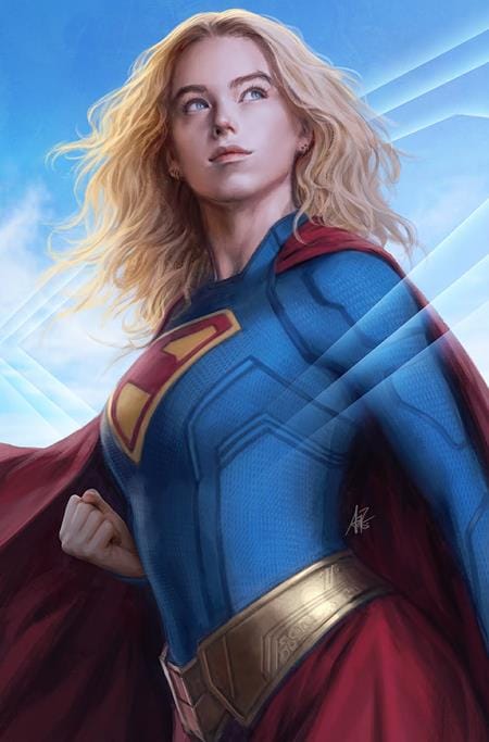 SUPERMAN #39 CVR E STANLEY ARTGERM LAU SUPERGIRL MOVIE CARD STOCK VAR (THE REIGN OF THE SUPERBOYS)