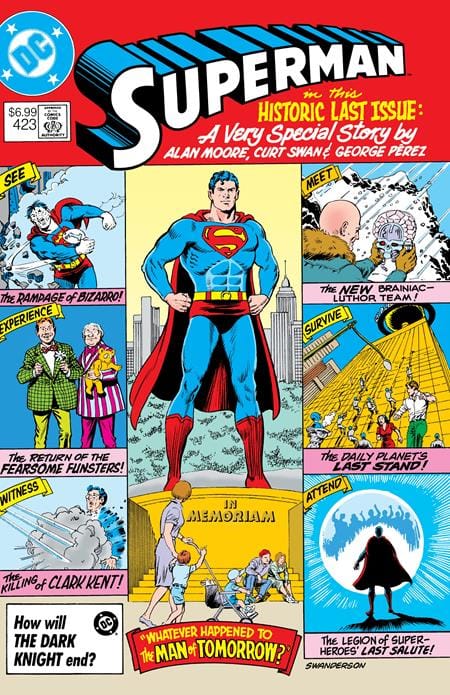 SUPERMAN #423 FACSIMILE EDITION CVR B CURT SWAN FOIL VAR (WHATEVER HAPPENED TO THE MAN OF TOMORROW PART 1 OF 2)
