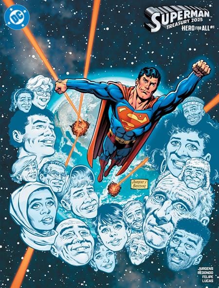 SUPERMAN TREASURY 2025 HERO FOR ALL #1 (ONE SHOT) CVR B DAN JURGENS VAR