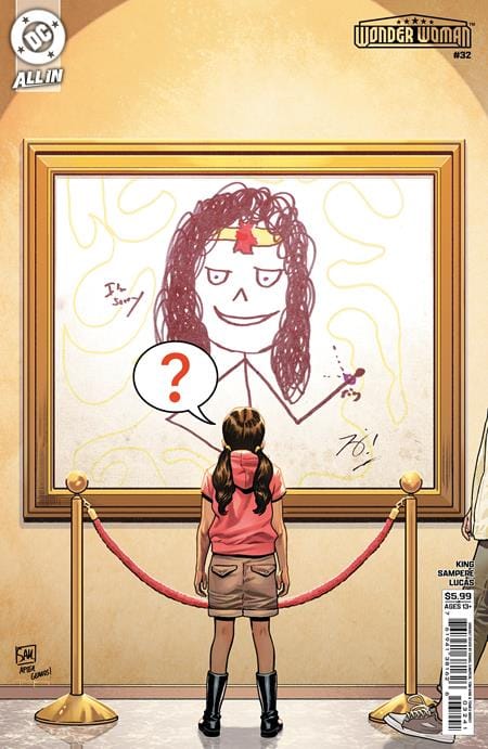 WONDER WOMAN #32 CVR D DANIEL SAMPERE & TOM KING CARD STOCK VAR
