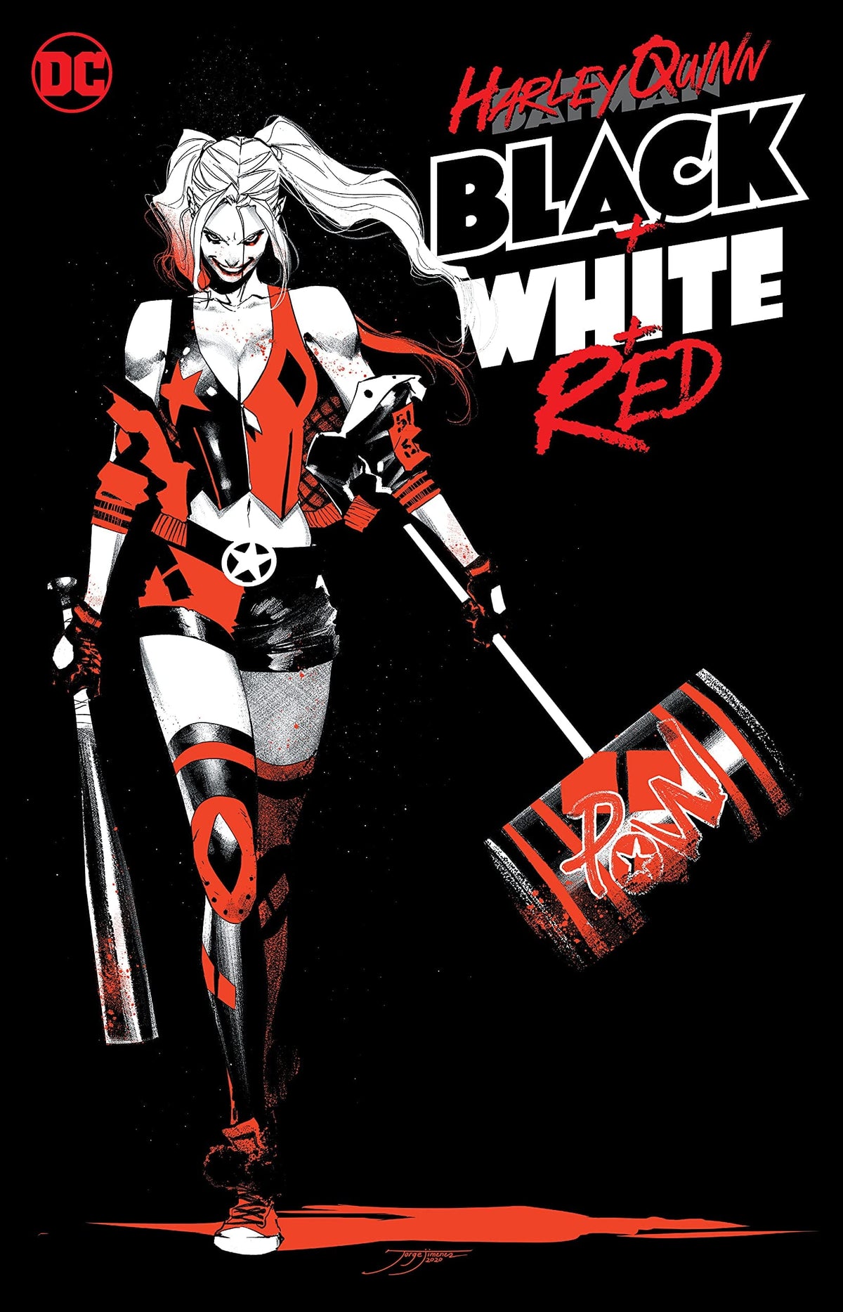Harley Quinn Black White Red TP
