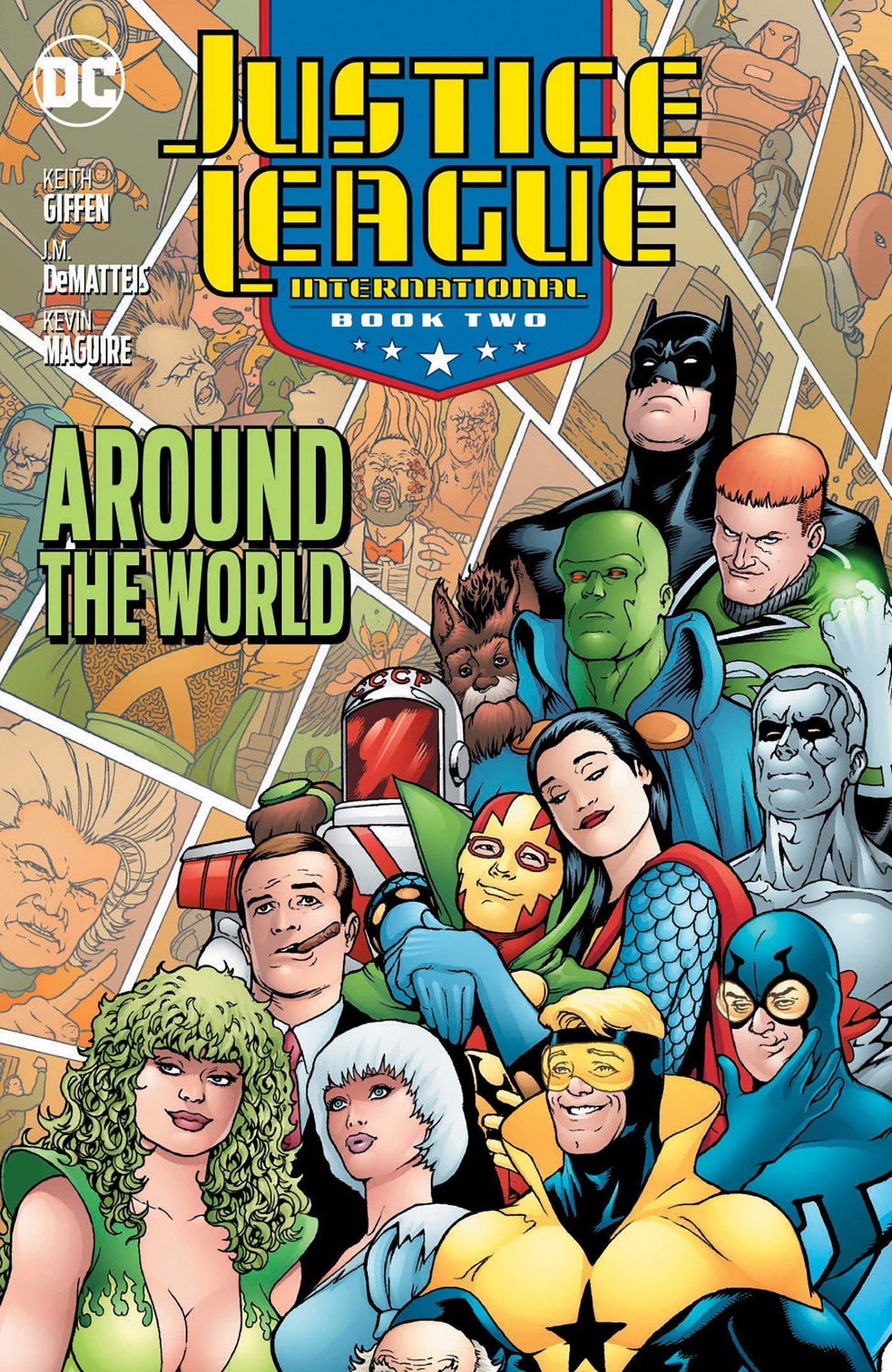 Justice League International Book 02 Around The World TP