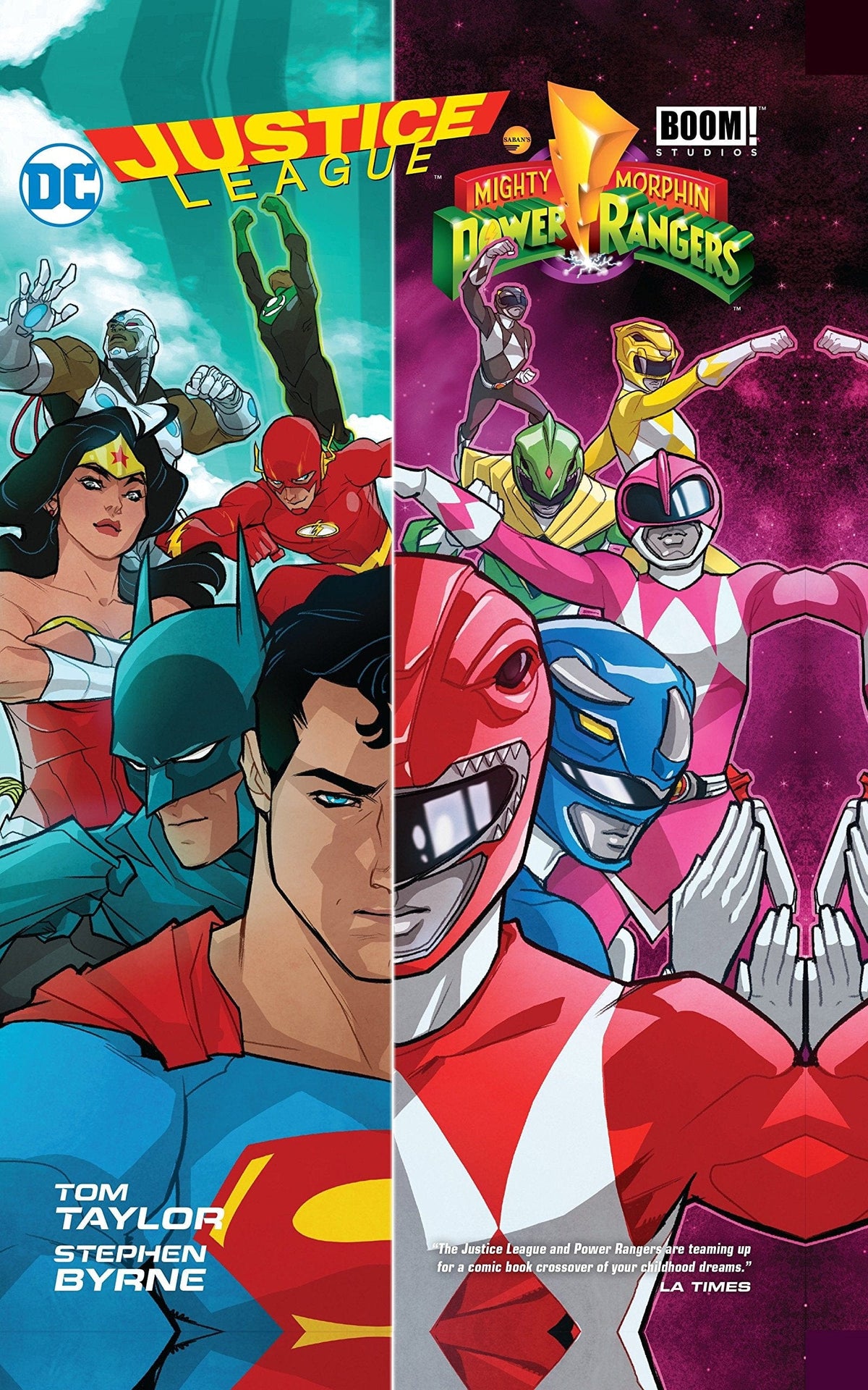 Justice League Power Rangers HC